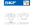 Sada brzdov�ch desti�ek&nbsp;SKF&nbsp;&dash;&nbsp;SK VKBP90508