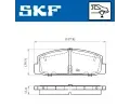 SKF Sada brzdovch destiek ‐ SK VKBP90587