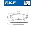 SKF Sada brzdovch destiek ‐ SK VKBP90604
