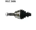 SKF Hnac hdel SK VKJC3686, VKJC 3686