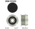 Alterntorov volnobka SKF ‐ SK VKM03102