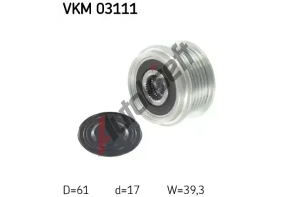 SKF Pedstihov spojka SK VKM03111, VKM 03111