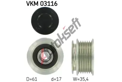 SKF Pedstihov spojka SK VKM03116, VKM 03116