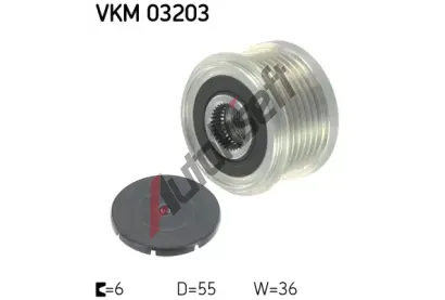 SKF Pedstihov spojka SK VKM03203, VKM 03203