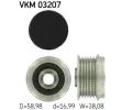 Alterntorov volnobka SKF ‐ SK VKM03207
