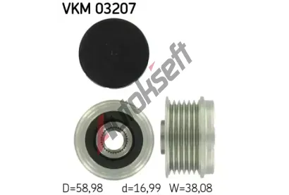 SKF Pedstihov spojka SK VKM03207, VKM 03207