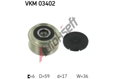 SKF Pedstihov spojka SK VKM03402, VKM 03402