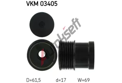 SKF Pedstihov spojka SK VKM03405, VKM 03405