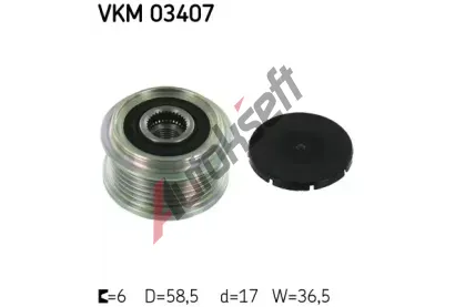 SKF Pedstihov spojka SK VKM03407, VKM 03407