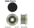 Alterntorov volnobka SKF ‐ SK VKM03411