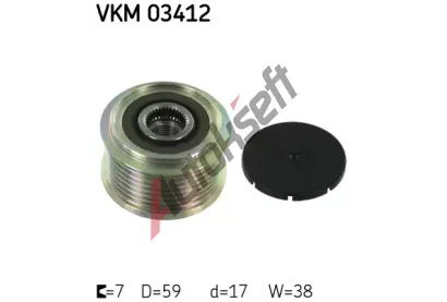 SKF P�edstihov� spojka SK VKM03412, VKM 03412