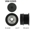 Alterntorov volnobka SKF ‐ SK VKM03505