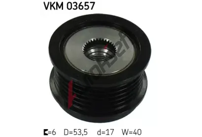 SKF Alterntorov volnobka SK VKM03657, VKM 03657