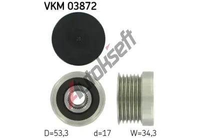SKF Pedstihov spojka SK VKM03872, VKM 03872