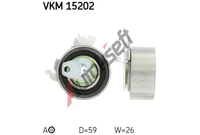 SKF Napnac kladka - ozuben emen SK VKM15202, VKM 15202