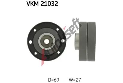 SKF Vratn/vodc kladka - ozuben emen SK VKM21032, VKM 21032