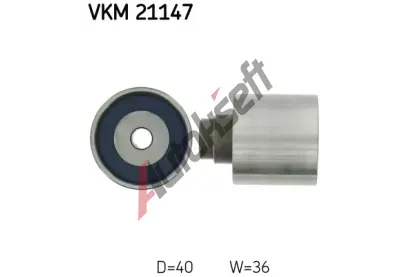 SKF Vratn/vodc kladka - ozuben emen SK VKM21147, VKM 21147