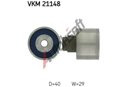 SKF Vratn/vodc kladka - ozuben emen SK VKM21148, VKM 21148