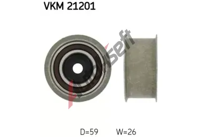 SKF Vratn/vodc kladka - ozuben emen SK VKM21201, VKM 21201