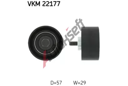 SKF Vratn/vodc kladka - ozuben emen SK VKM22177, VKM 22177