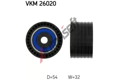 SKF Vratn/vodc kladka - ozuben emen SK VKM26020, VKM 26020