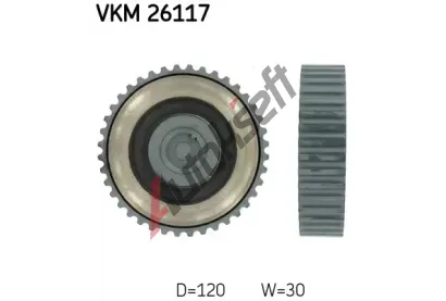 SKF Vratn/vodc kladka - ozuben emen SK VKM26117, VKM 26117
