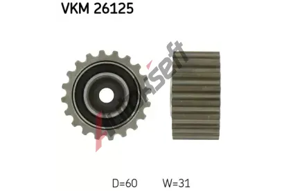 SKF Vratn/vodc kladka - ozuben emen SK VKM26125, VKM 26125