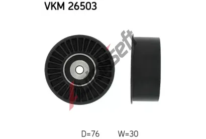 SKF Vratn/vodc kladka - ozuben emen SK VKM26503, VKM 26503