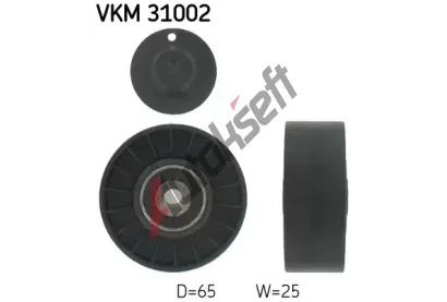 SKF Vratn/vodc kladka - klnov ebrov emen SK VKM31002, VKM 31002