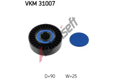 SKF Vratn/vodc kladka - klnov ebrov emen SK VKM31007, VKM 31007