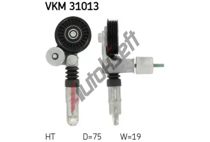 SKF Napnac kladka - ebrovan klnov emen SK VKM31013, VKM 31013