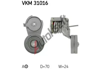 SKF Napnac kladka - ebrovan klnov emen SK VKM31016, VKM 31016