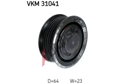 SKF Vratn/vodc kladka - klnov ebrov emen SK VKM31041, VKM 31041