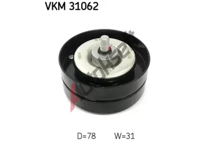 SKF Vratná/vodící kladka - klínový žebrový řemen SK VKM31062, VKM 31062 SKF Vratná/vodící kladka - klínový žebrový řemen SK VKM31062, VKM 31062
