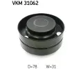 SKF Vratná/vodící kladka - klínový žebrový řemen SK VKM31062, VKM 31062