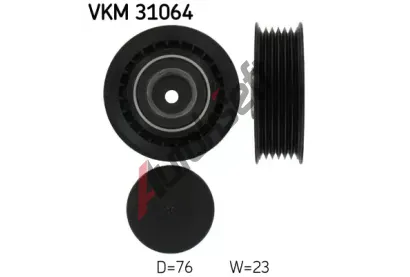 SKF Napnac kladka - ebrovan klnov emen SK VKM31064, VKM 31064