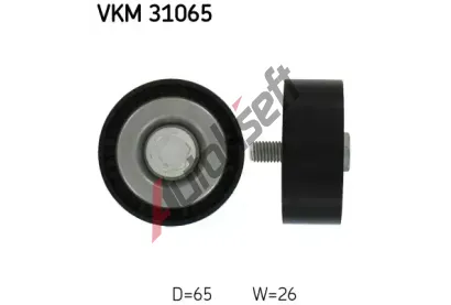 SKF Vratn/vodc kladka - klnov ebrov emen SK VKM31065, VKM 31065