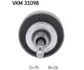 SKF Vratn/vodc kladka - klnov ebrov emen ‐ SK VKM31098