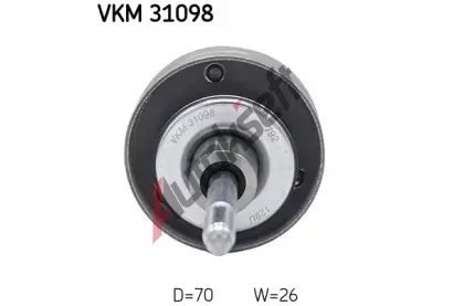 SKF Vratn/vodc kladka - klnov ebrov emen SK VKM31098, VKM 31098