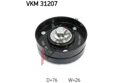 SKF Vratn/vodc kladka - klnov ebrov emen SK VKM31207, VKM 31207