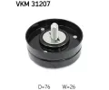 SKF Vratn/vodc kladka - klnov ebrov emen SK VKM31207, VKM 31207