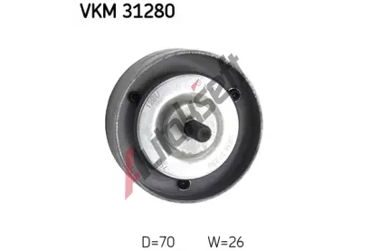 SKF Vratn / vodic kladka drkovho klnovho emenu SK VKM31280, VKM 31280