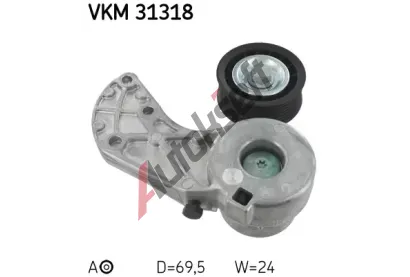 SKF Napnac kladka drkovho klnovho emenu SK VKM31318, VKM 31318
