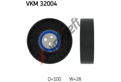 SKF Vratn/vodc kladka - klnov ebrov emen SK VKM32004, VKM 32004