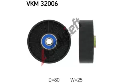 SKF Vratn/vodc kladka - klnov ebrov emen SK VKM32006, VKM 32006