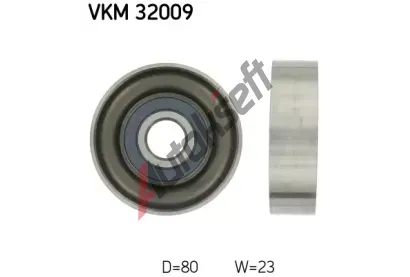 SKF Vratná/vodící kladka - klínový žebrový řemen SK VKM32009, VKM 32009  SKF Vratná/vodící kladka - klínový žebrový řemen SK VKM32009, VKM 32009