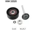 SKF Vratn / vodic kladka drkovho klnovho emenu SK VKM32020, VKM 32020