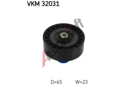 SKF Vratn/vodc kladka - klnov ebrov emen SK VKM32031, VKM 32031