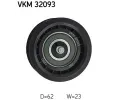 Vratn / vodic kladka drkovho klnovho emenu SKF ‐ SK VKM32093