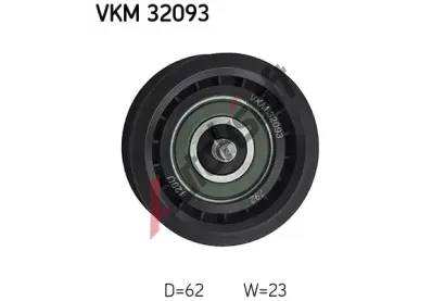 SKF Vratn / vodic kladka drkovho klnovho emenu SK VKM32093, VKM 32093